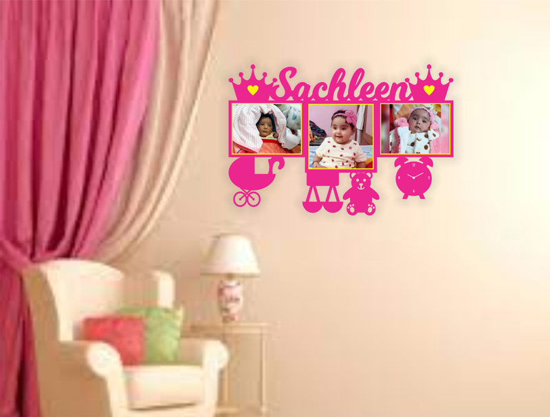 Kids Wall Hanging Frame With Name