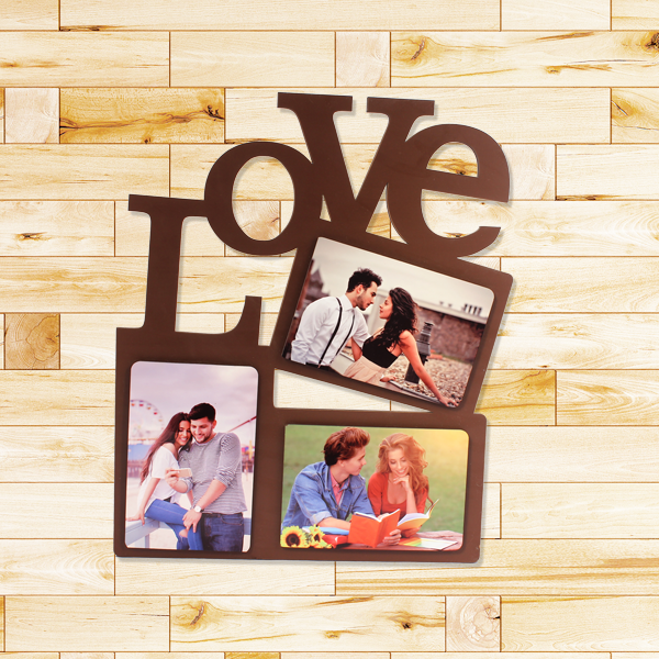 Personalized LOVE Photo Collage