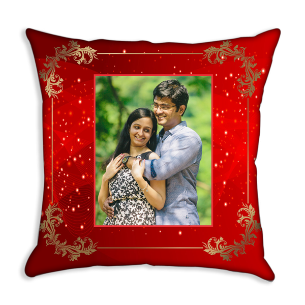 Red Love Personalized Cushion