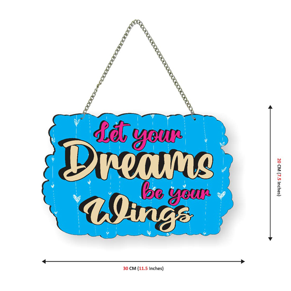 Let your Dreams Be Your Wings Wall Hanging