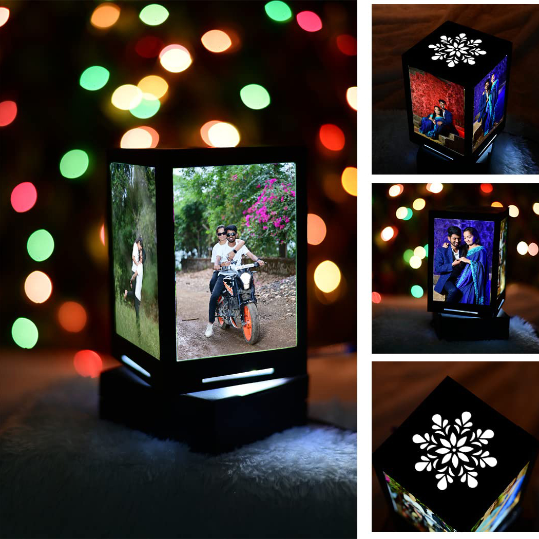 Rotating Photo Lamp Photo Frame Big