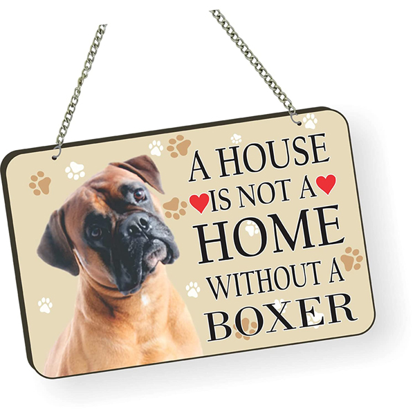 Boxer Quote Printed Wall Hanging