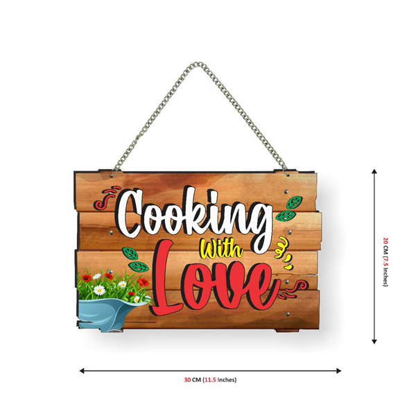 Cooking Love Wall Hanging