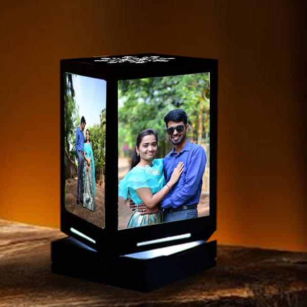 Rotating Photo Lamp Photo Frame Big