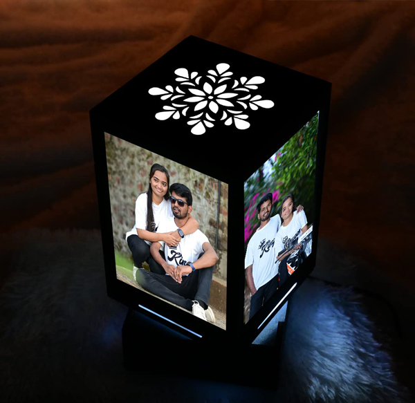 Rotating Photo Lamp Photo Frame Big