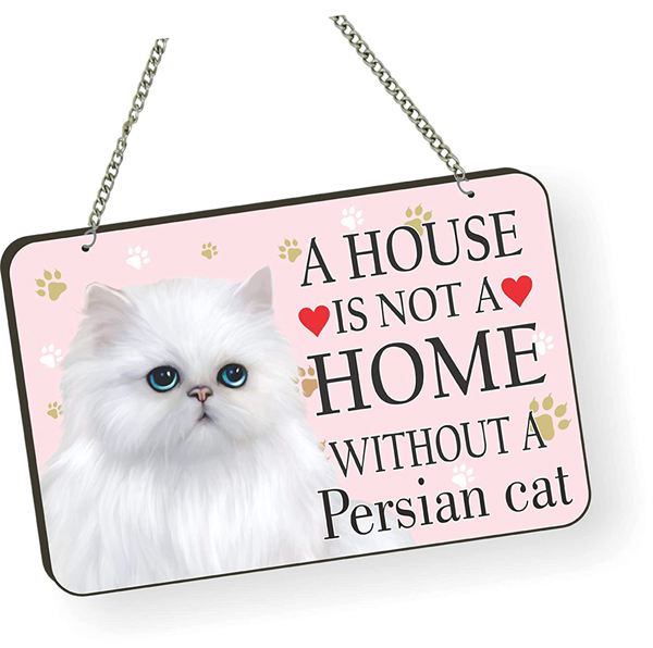 Persian Cat Lover Quote Printed Wall Hanging