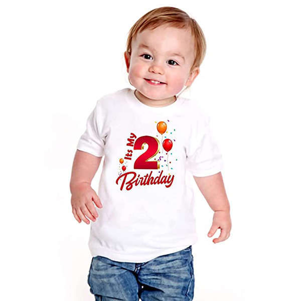 Kids Customized Photo T Shirts Dry-fit Round Neck