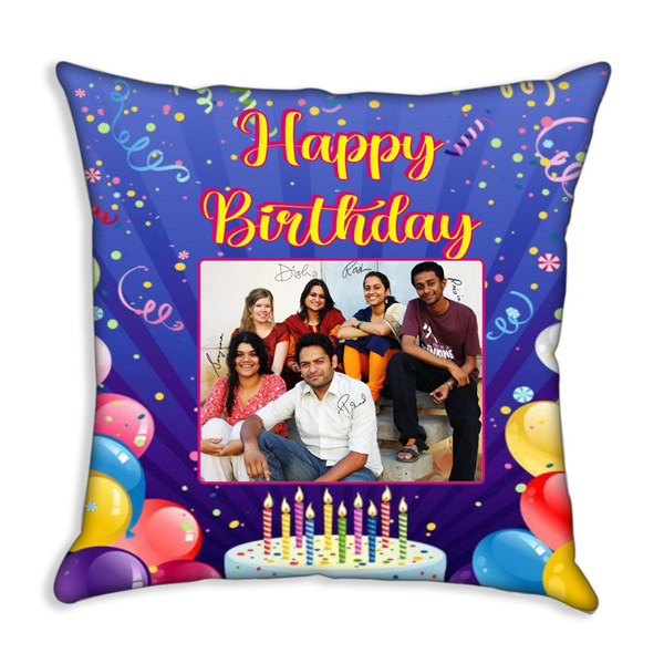 Customised Happy Birthday Cushion