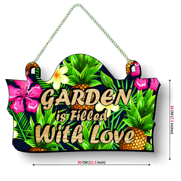 Garden is Filled with Love Wall Hanging