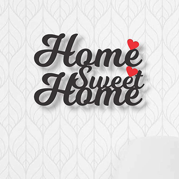 Home Sweet Home MDF Wall Art