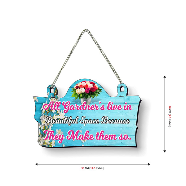 All Gardenr’s Quot Printed Wall Hanging