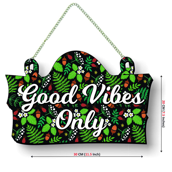 Good Vibes Only Wall Hanging