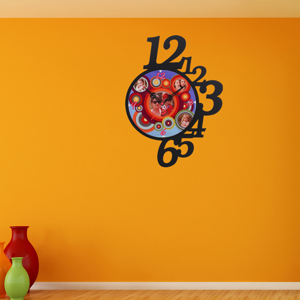 Number Photo Wall Clock