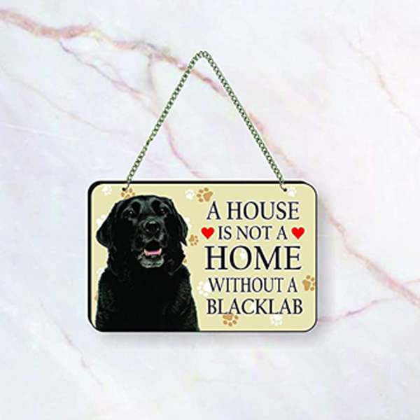 Black Labrador Dog Lover Quote Wall Hanging