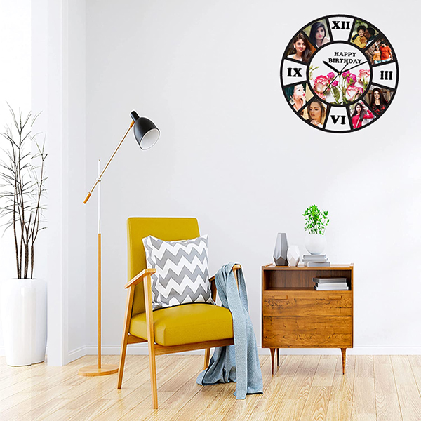 Round  Personalized Wall Clock