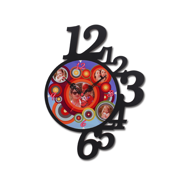 Number Photo Wall Clock