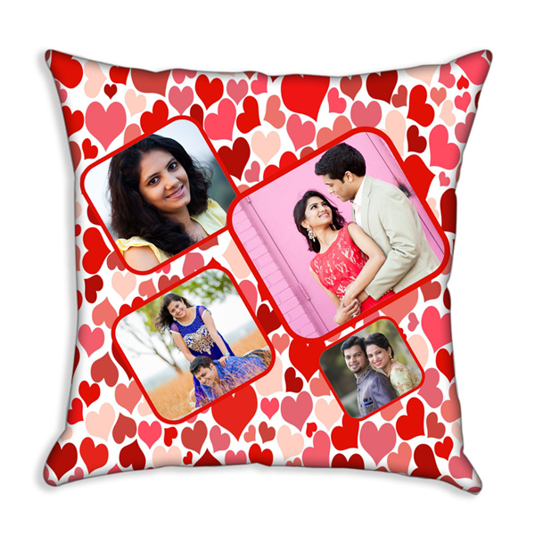 Love heart Personalized Cushion