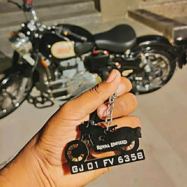 Bullet Keychain Personalized Surprised Gift Black