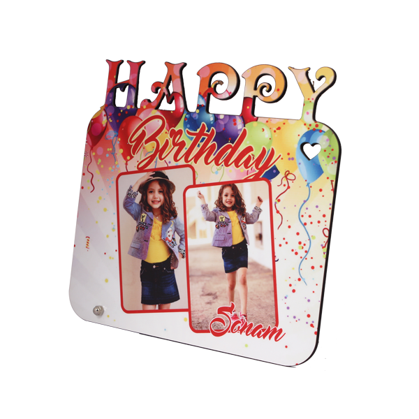 Happy Birthday Table Desk Photo Frame