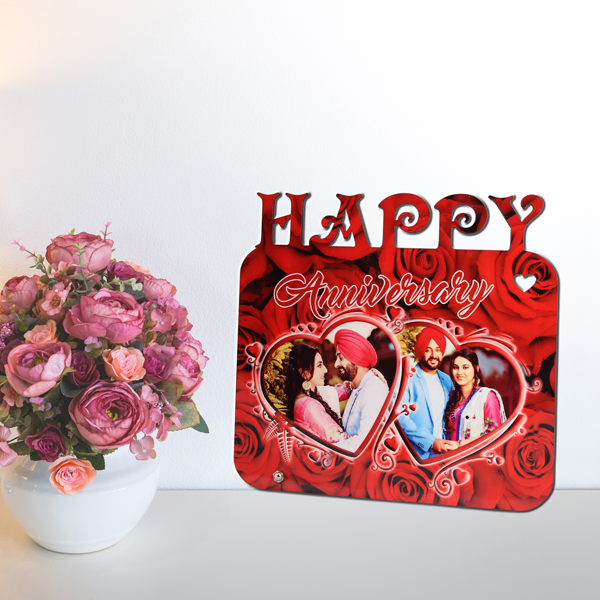 Happy Anniversary Table Desk Photo Cutout