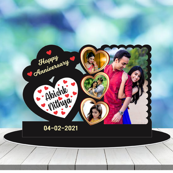 Happy Anniversary Table Desk Photo Cutout 02