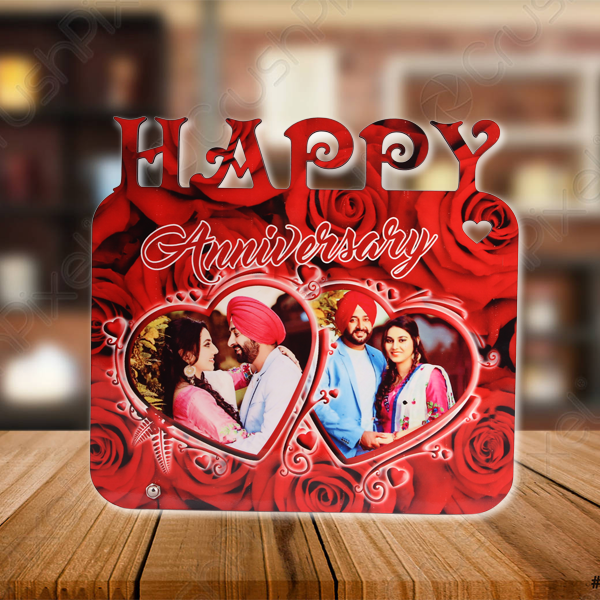 Happy Anniversary Table Desk Photo Cutout