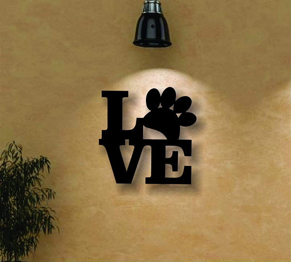 Love Wall Decor Dog Lover Plaque